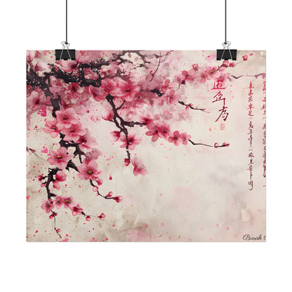 Cherry Blossom Dreams: Japanese Art in Full Bloom - Poster