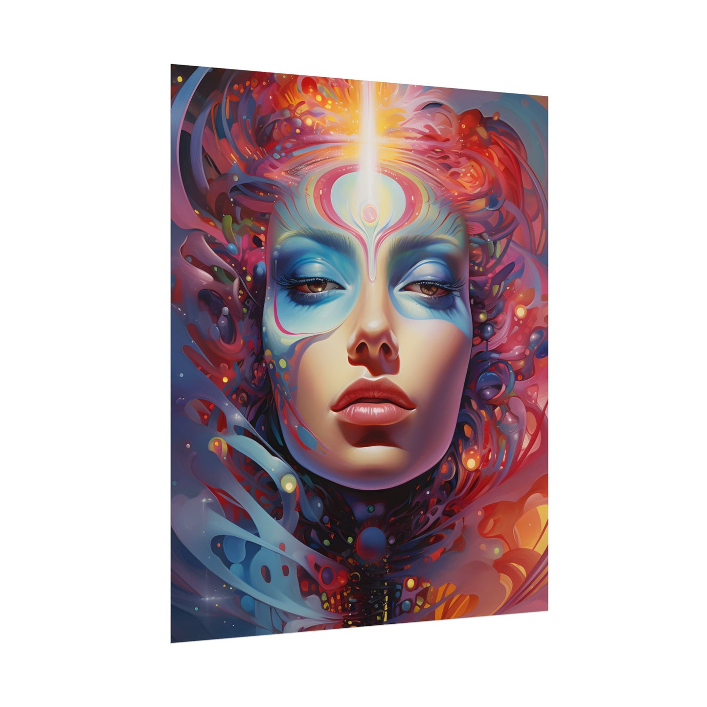 Vibrant Celestial Art Gallery: Wide Angle Shot - Poster