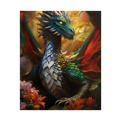 Epic Fantasy Dragon: Ancient Guardian of Wonder - Poster
