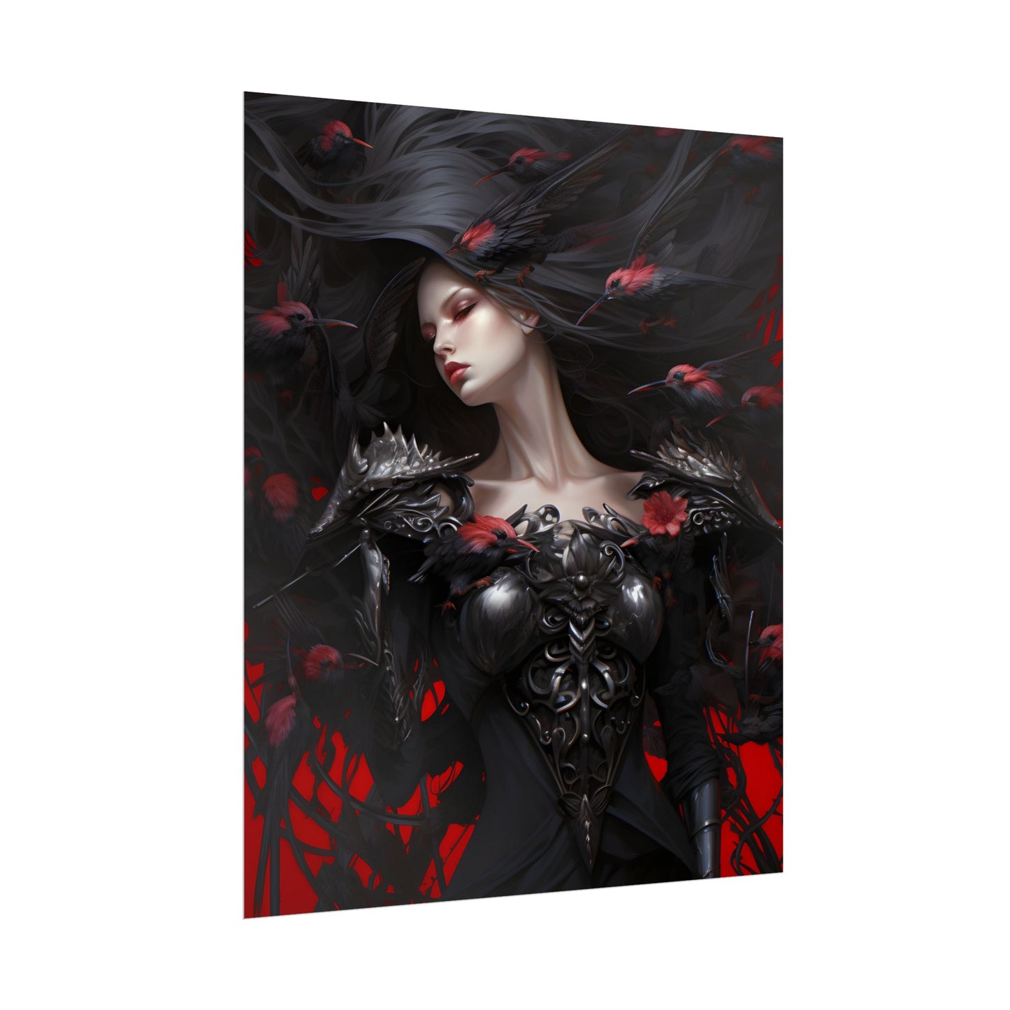 Enigmatic Songbird: Nature's Guardian Art - Poster