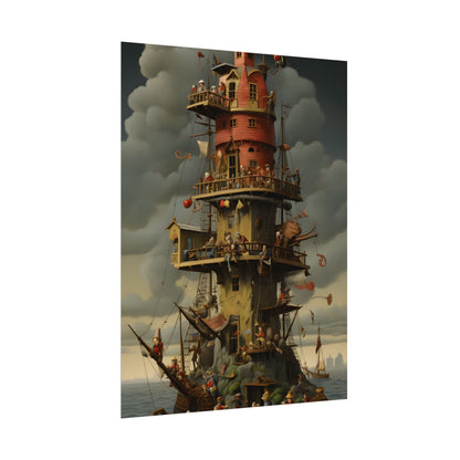Swashbuckling Time Travelers: A Crew of Pirate Adventurers - Poster