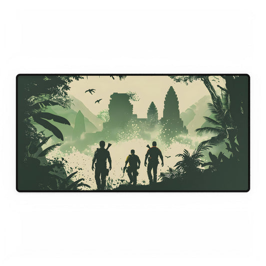 Heroic Discovery: Mysterious Entrance Revealed - Desk Mat