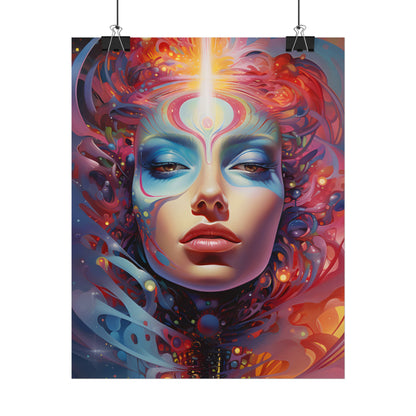 Vibrant Celestial Art Gallery: Wide Angle Shot - Poster