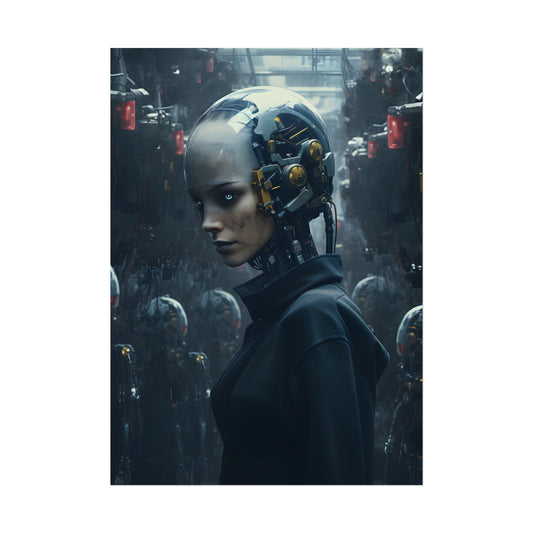 A group of charismatic thieves pull off a daring robotic art heist - Action - Poster
