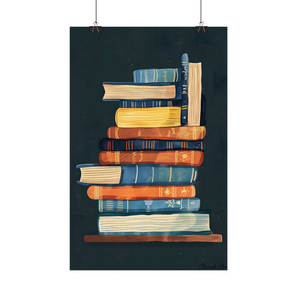 Custom Book Art: Literary Illustration - Poster