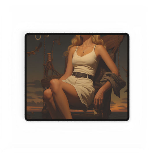 A Gentle Grip: Close-Up Photography Art - Desk Mat