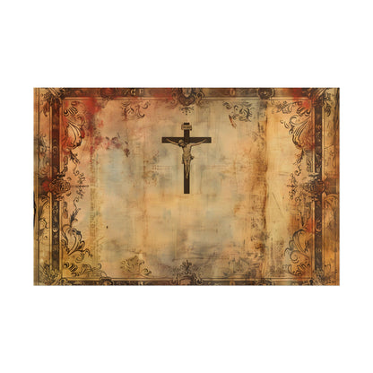 Vintage Biblical Art Print: A Historical Scene - Poster