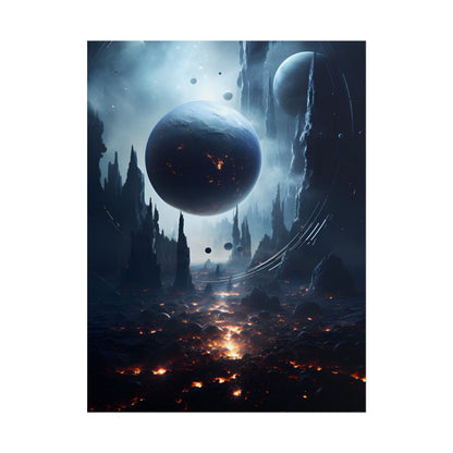 Stellar Encounter: Black Hole Cosmic Mystery - Poster
