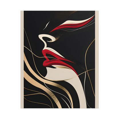 Elegant Art Nouveau Peacock: Timeless Vintage Beauty - Poster