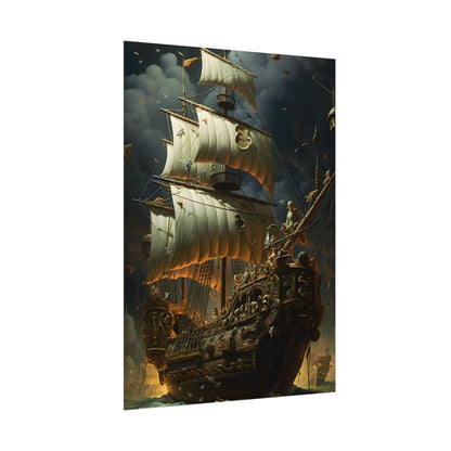 Swashbuckling Time-Traveling Pirate Crew: Artwork - Poster
