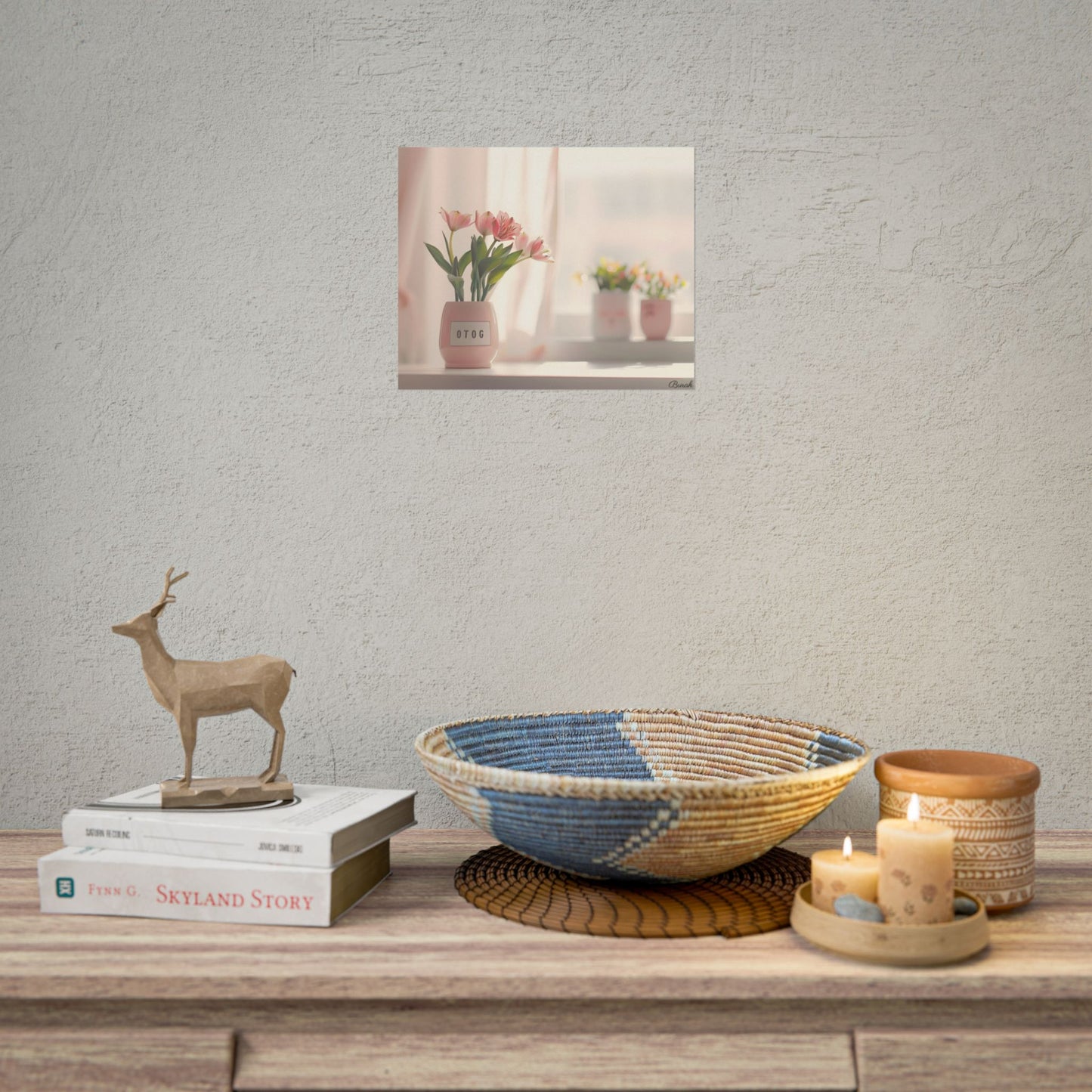 Serene Outdoor Landscape: Soft-Spoken Reminder - Poster