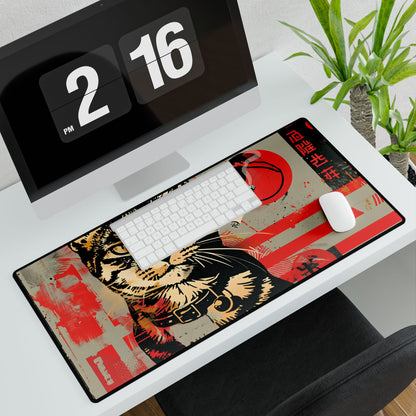 Realistic Cat Artwork - Desk Mat