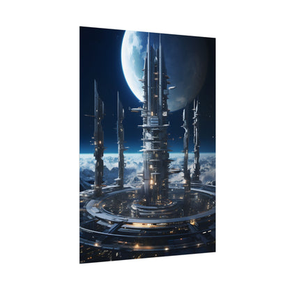 Aetherial Space Station: Isolated Horizon - Poster