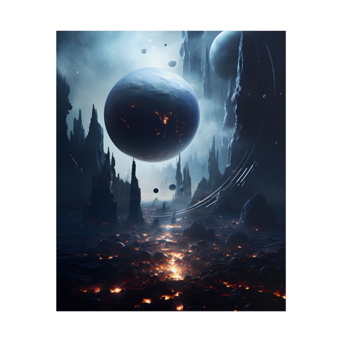 Stellar Encounter: Black Hole Cosmic Mystery - Poster