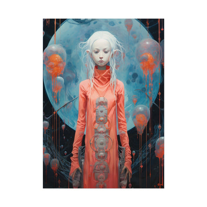 Celestial Dreams: Vibrant Stars and Planets Art - Poster