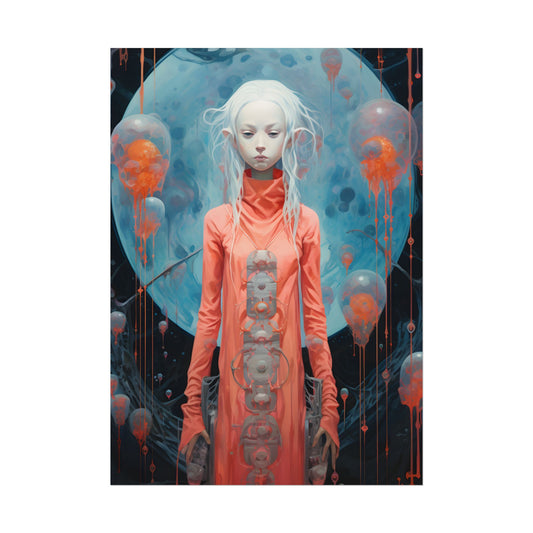 Celestial Dreams: Vibrant Stars and Planets Art - Poster