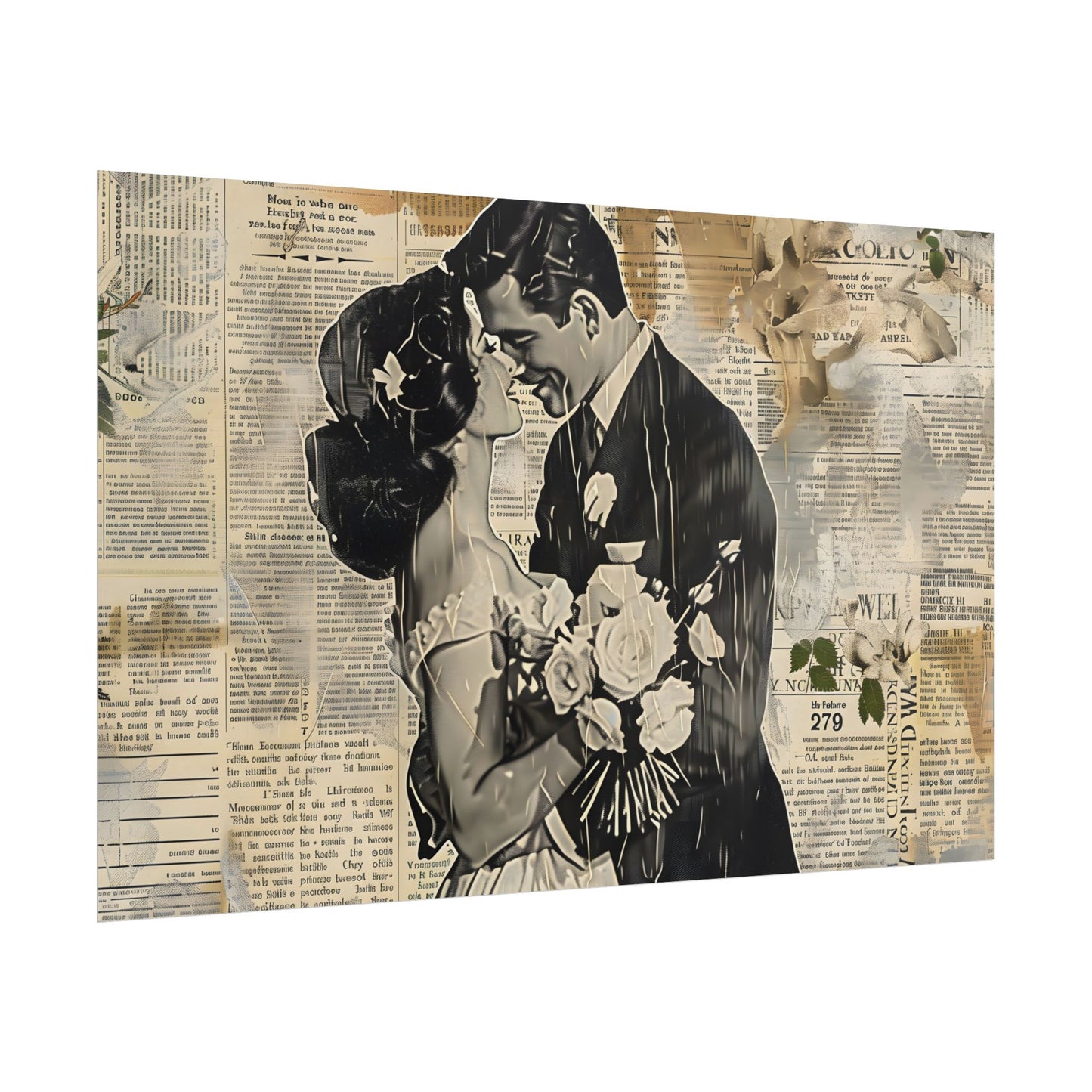 Vintage Romantic Couples: Whispers from the Past - Poster