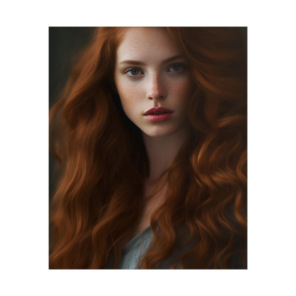 Redheaded Woman: Natural Beauty - Poster