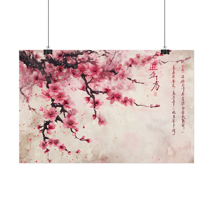 Cherry Blossom Dreams: Japanese Art in Full Bloom - Poster