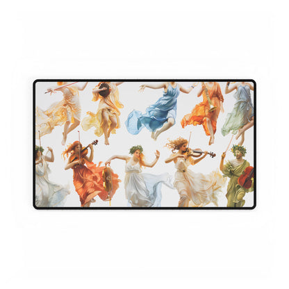 Ethereal Goddesses of Greece: Athena to Nemesis Artwork - Desk Mat