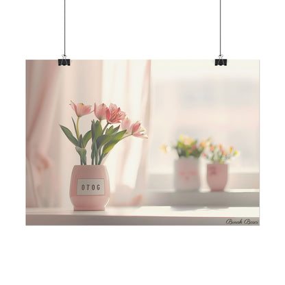 Serene Outdoor Landscape: Soft-Spoken Reminder - Poster