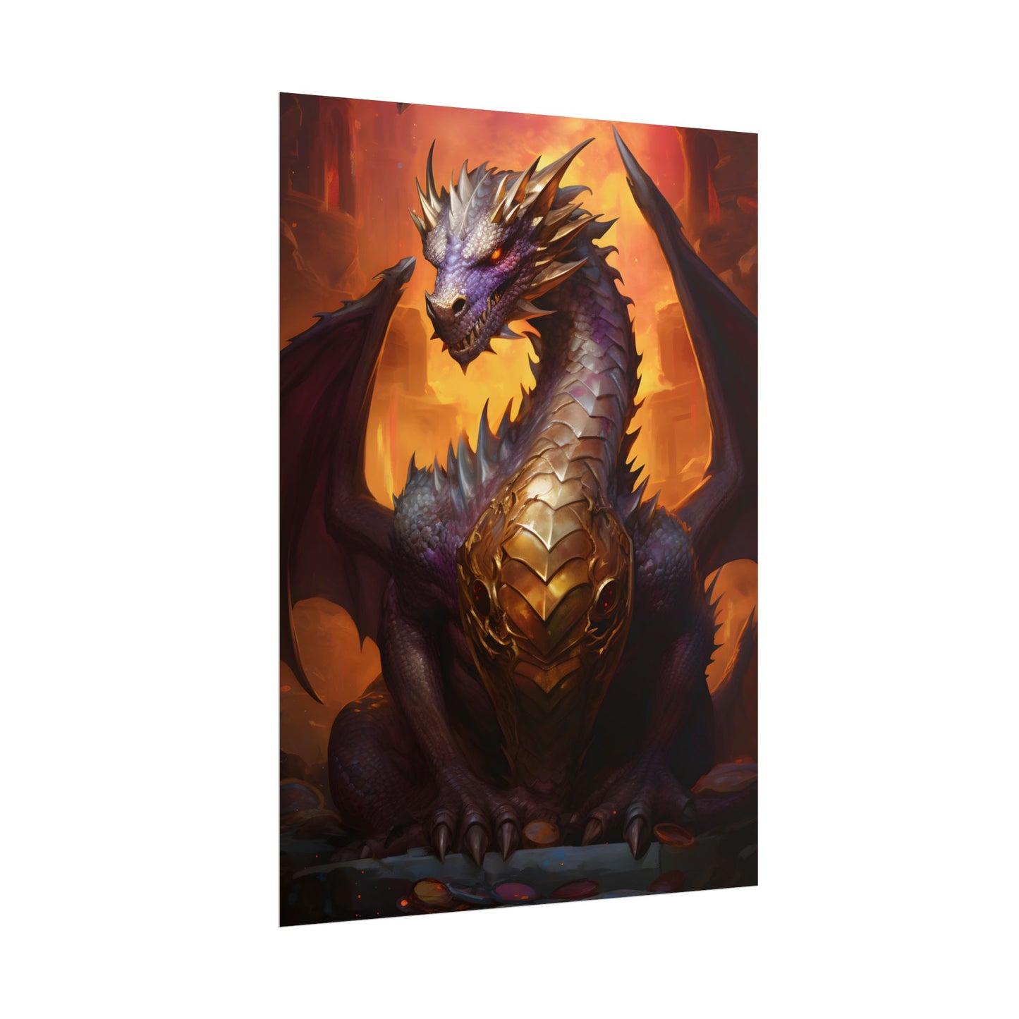 Fantasy Dragon's Treasure: Majestic Guardian - Poster