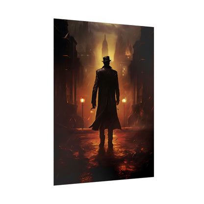 Urban Fantasy Detective: Mystery Graphic Novel Artwork - Poster