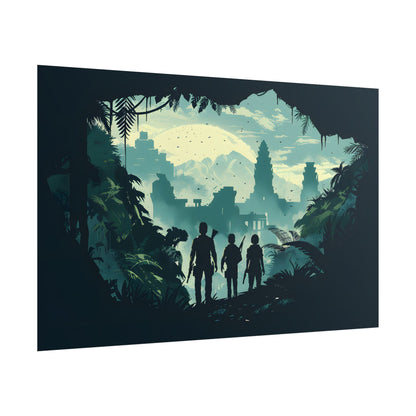 Adventurous Pair: Heroes by Side - Poster