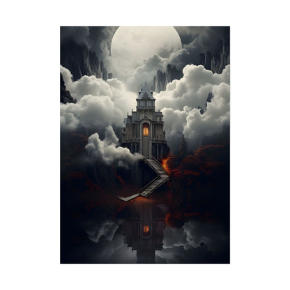 Handheld Message: Personal Artwork in a Small Oval Frame - Poster