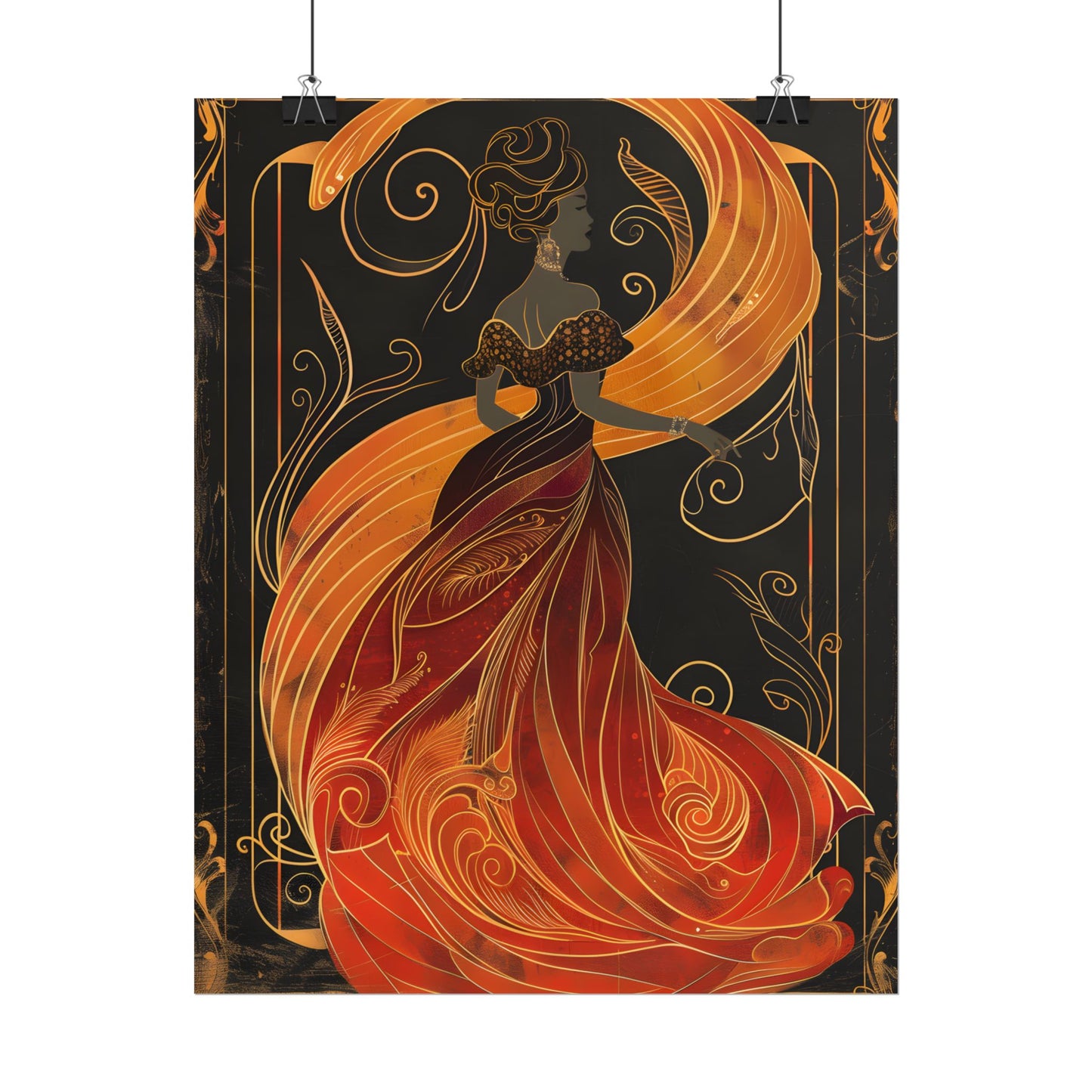Vintage Art Nouveau Elegant Poster: Batch 1 2024 - Poster