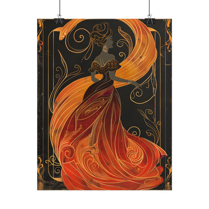 Vintage Art Nouveau Elegant Poster: Batch 1 2024 - Poster