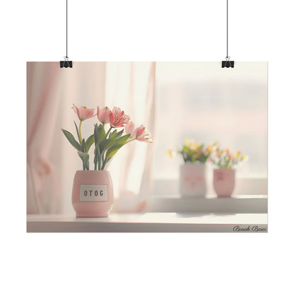 Serene Outdoor Landscape: Soft-Spoken Reminder - Poster