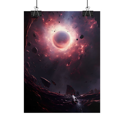 Cosmic Black Hole: Massive Planet in Stellar Orbit - Poster