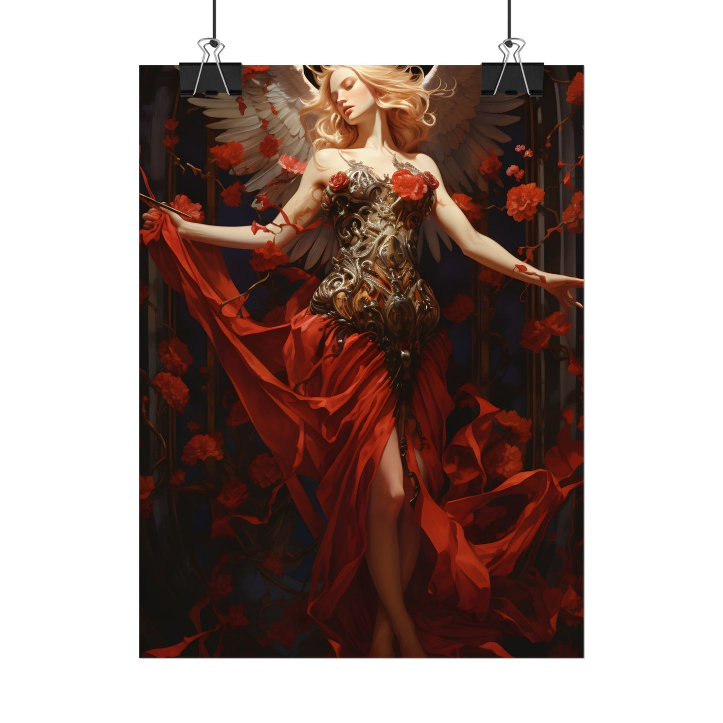Enigmatic Guardian: A Figure of Mysterious Presence - Poster