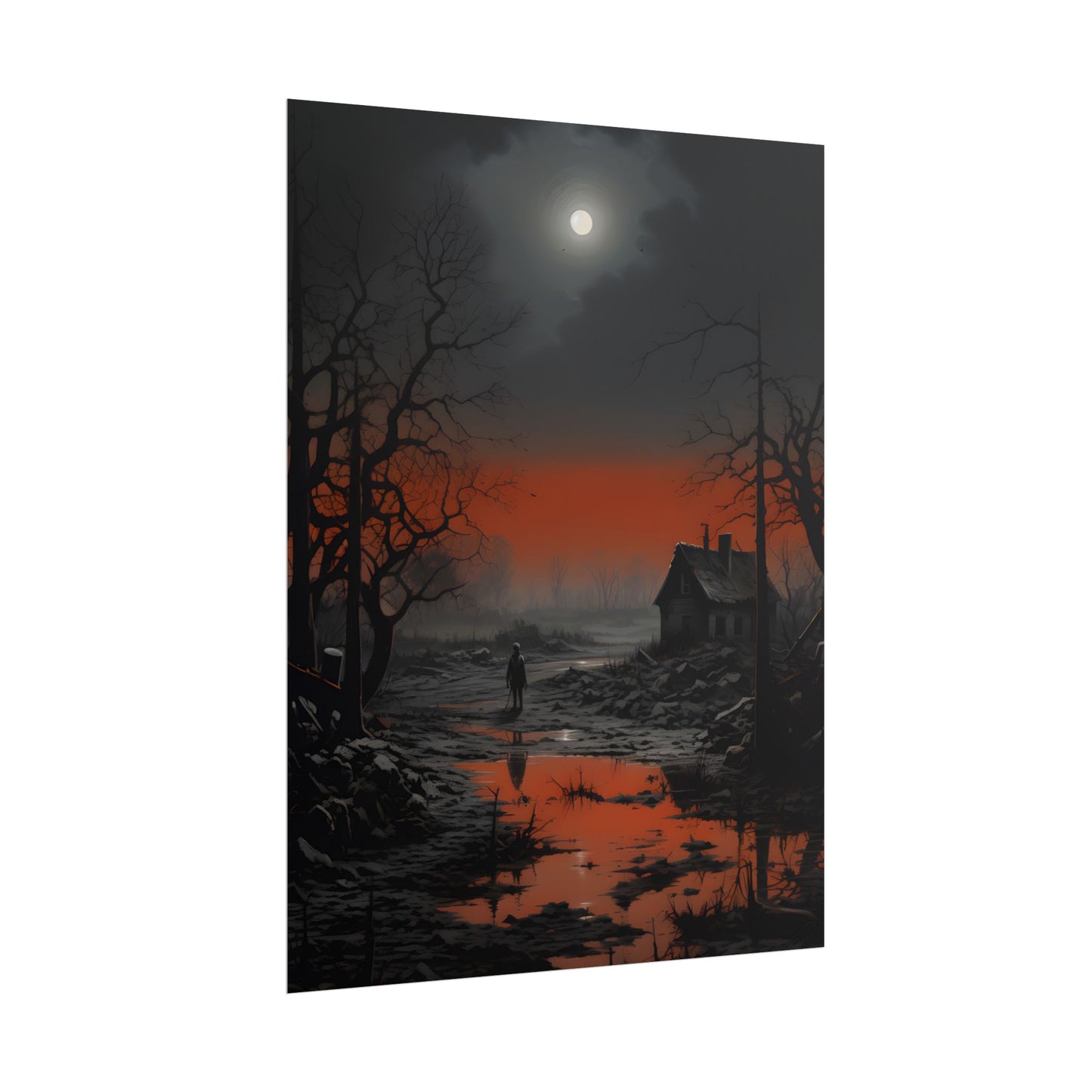 Daytime City Portrait: Outdoors Artwork - Poster