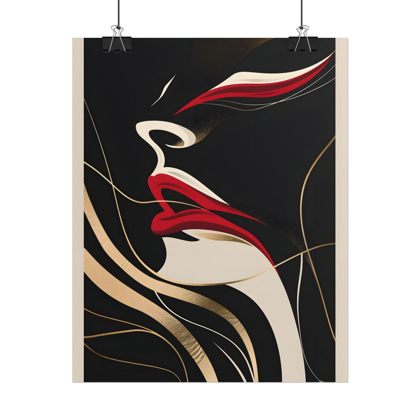 Elegant Art Nouveau Peacock: Timeless Vintage Beauty - Poster