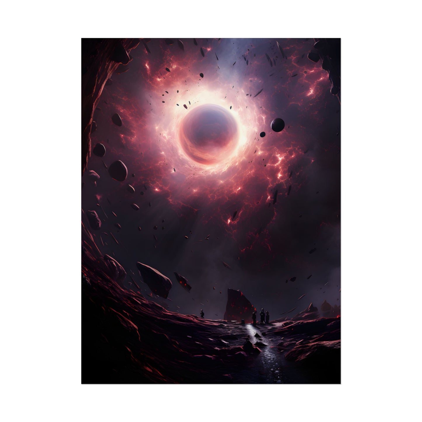 Cosmic Black Hole: Massive Planet in Stellar Orbit - Poster