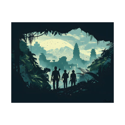Adventurous Pair: Heroes by Side - Poster