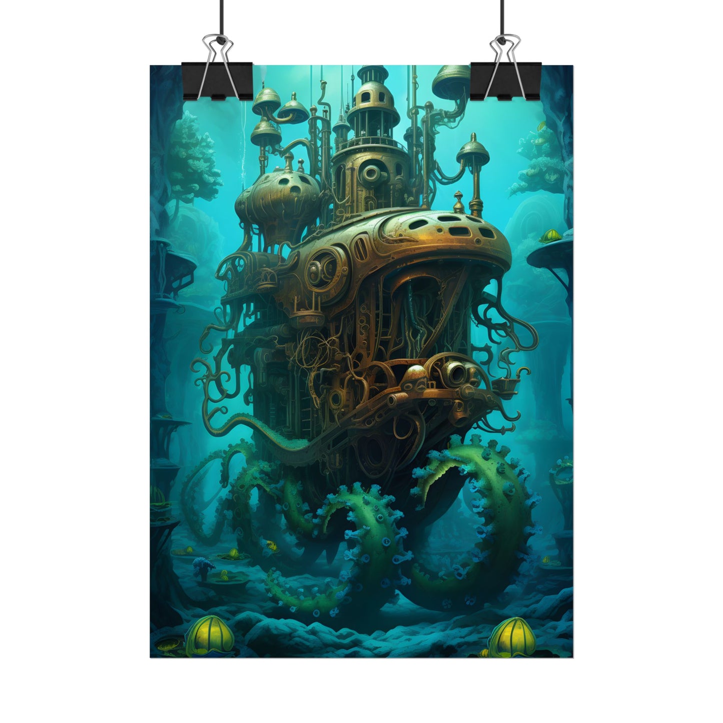 Steampunk Underwater Adventure: Dive into Discovery - Poster