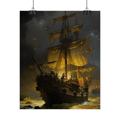 Time-Traveling Pirates: Swashbucklers on a Mission - Artwork - Poster