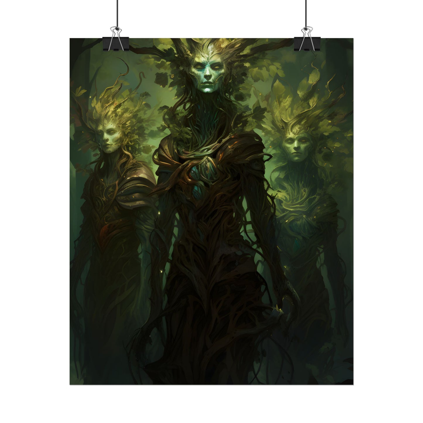 Mystical Forest Guardians: Ancient Tree Spirits Awaken - Poster