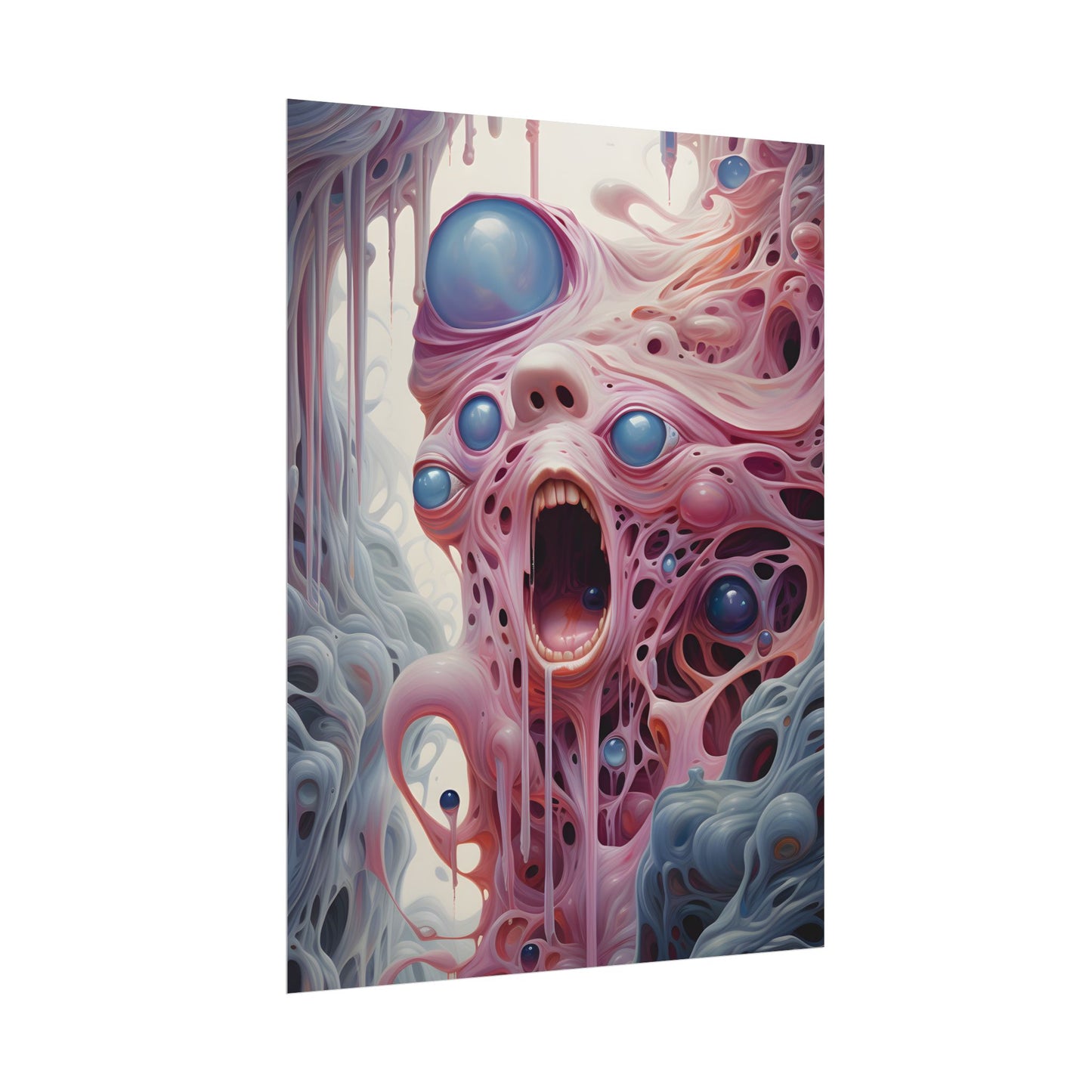 Fabric of Reality: Vibrant Portals and Rifts Artwork - Poster