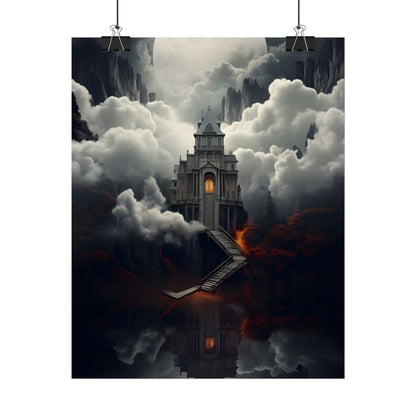 Handheld Message: Personal Artwork in a Small Oval Frame - Poster
