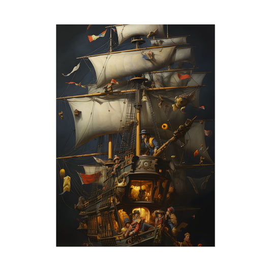 Time-Traveling Pirate Crews: Swashbucklers of Adventure - Artwork - Poster