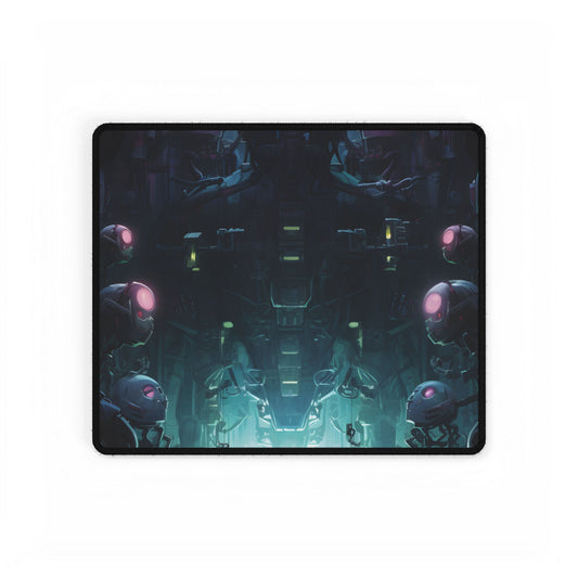 Robot Symphony: Harmony of Human and Technological Collaboration - Desk Mat