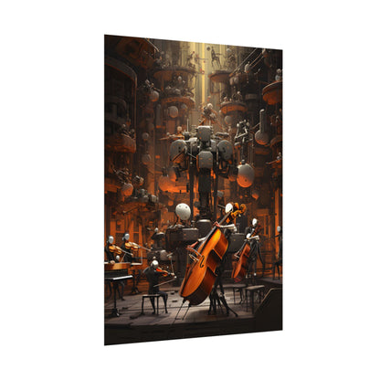 6 Sentient Robot Musicians: A Symphony of Artistic Expression - Poster