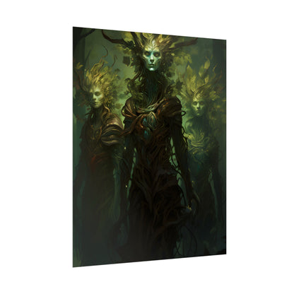 Mystical Forest Guardians: Ancient Tree Spirits Awaken - Poster