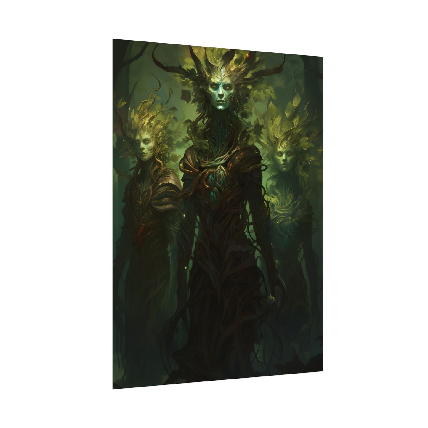 Mystical Forest Guardians: Ancient Tree Spirits Awaken - Poster