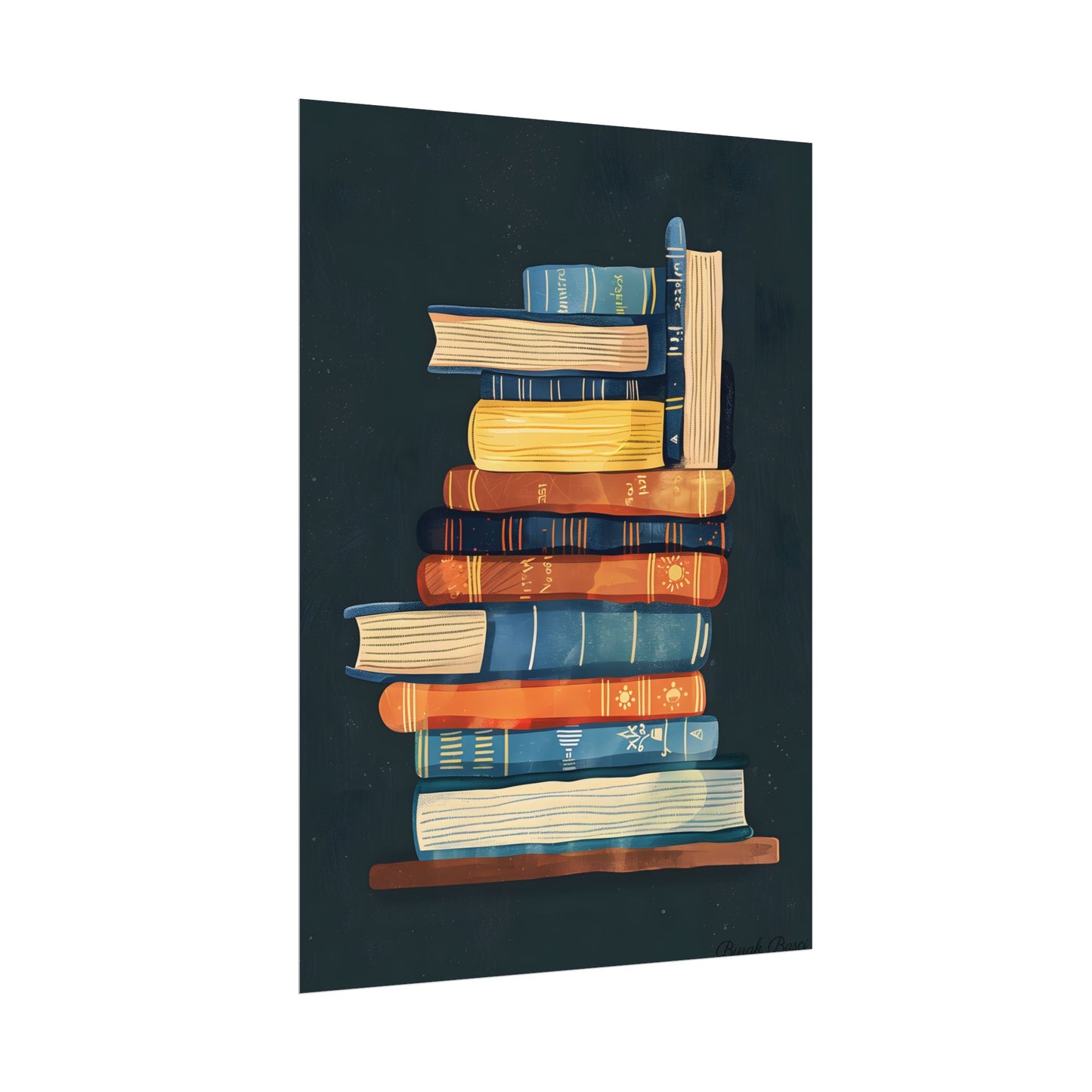 Custom Book Art: Literary Illustration - Poster