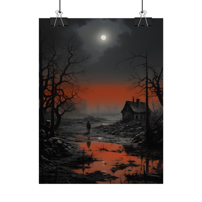 Daytime City Portrait: Outdoors Artwork - Poster